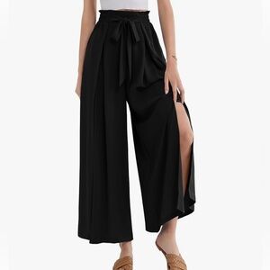 Wide leg palazzo pants
